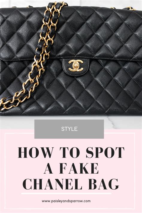 how to recognise a real chanel bag